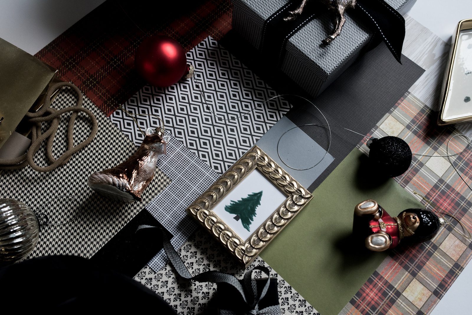 Glamorous Christmas Story Board