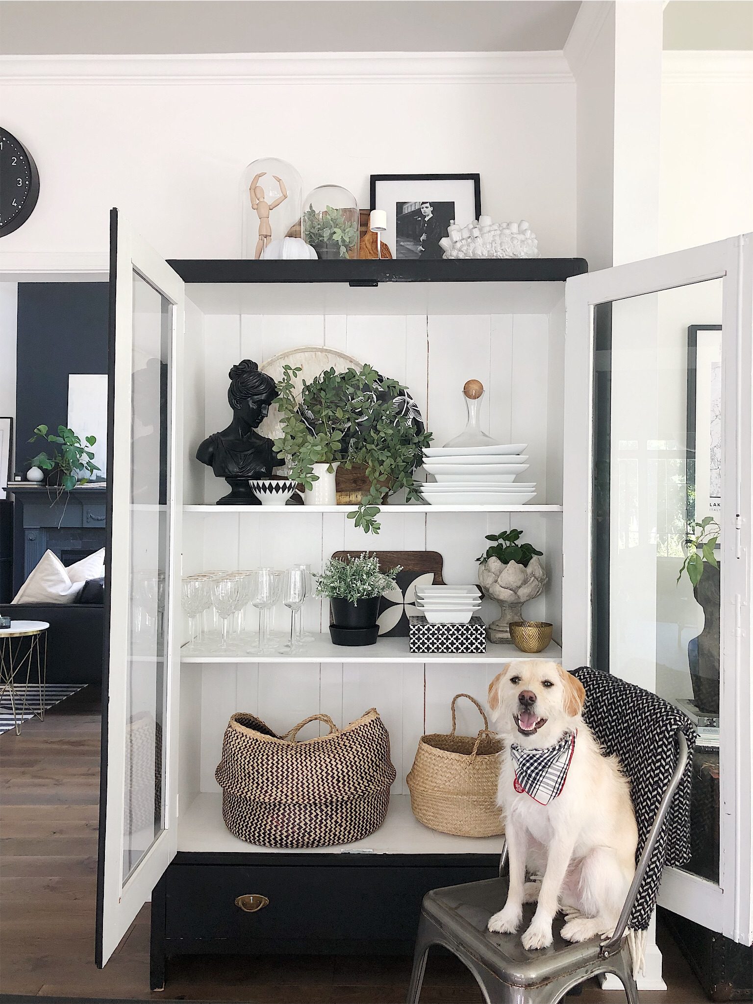 YOUR SHELVES &amp;  CHINA CABINET : How to style Them!