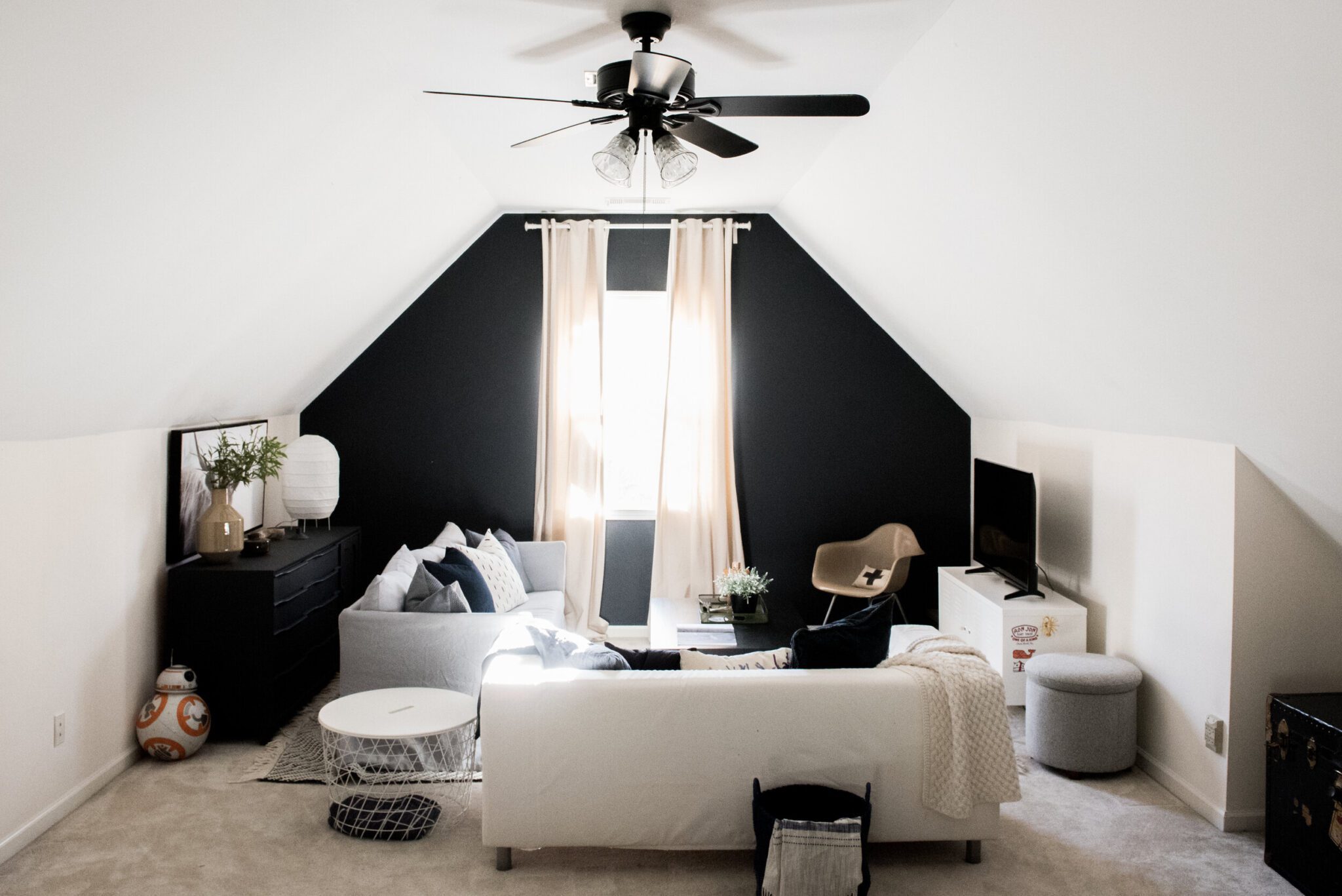 Whew! 4 Hour FREE Makeover of Boys’ Hang Out Space