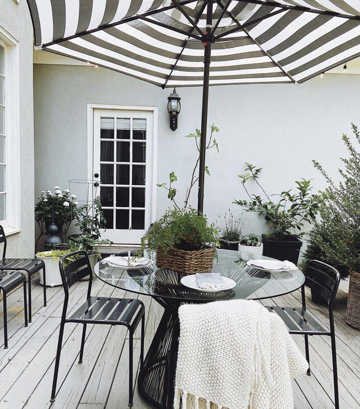 FINALLY! Our Full DECK TOUR: French Country Modern Deck ON LOCKDOWN