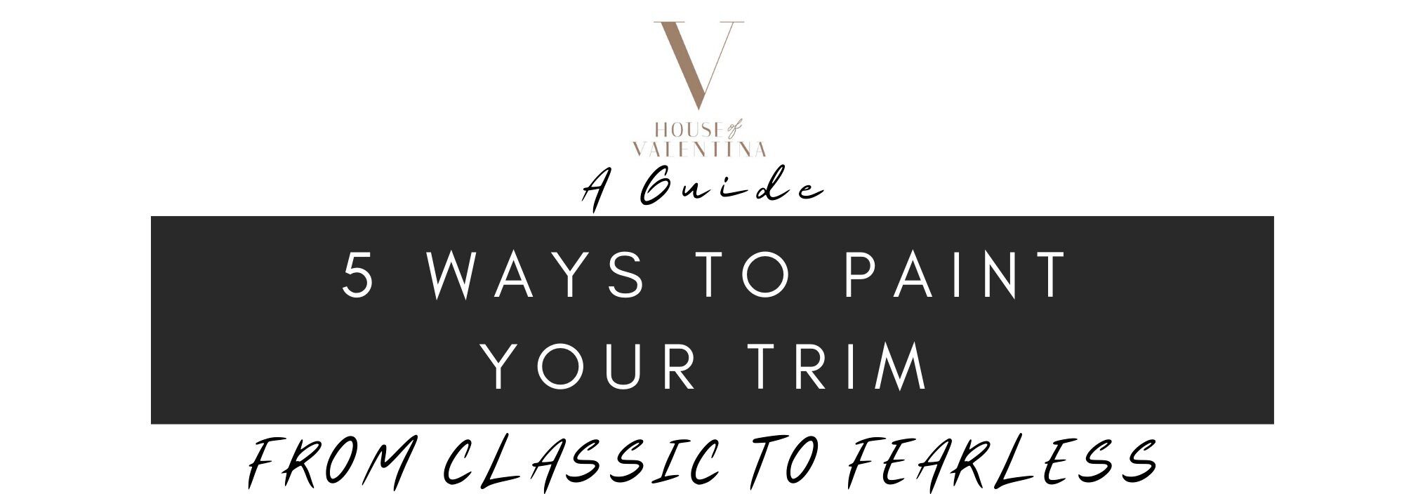 Guide to Painting Your Trim