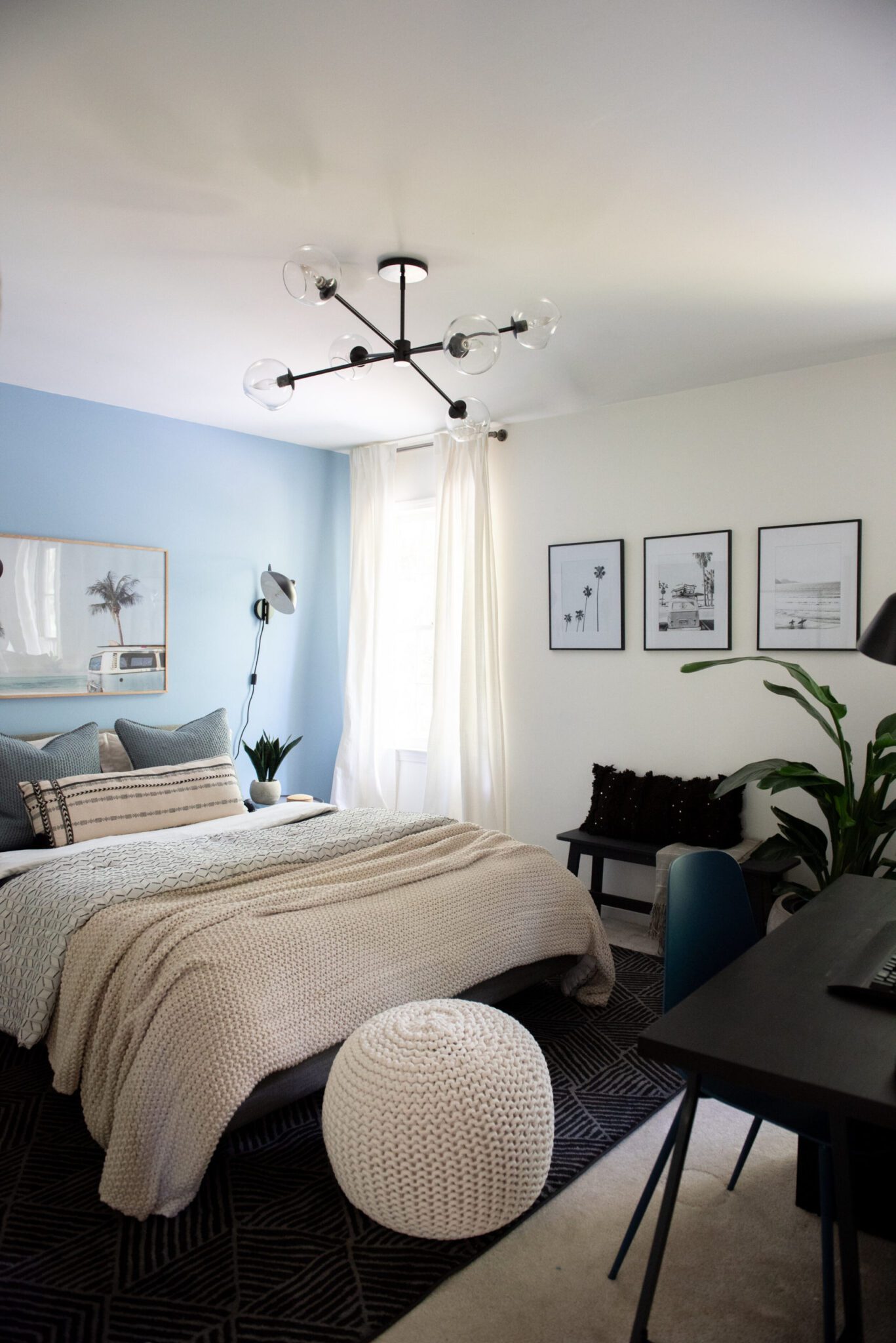 EPIC Scandi Boho BEACH Bedroom Makeover
