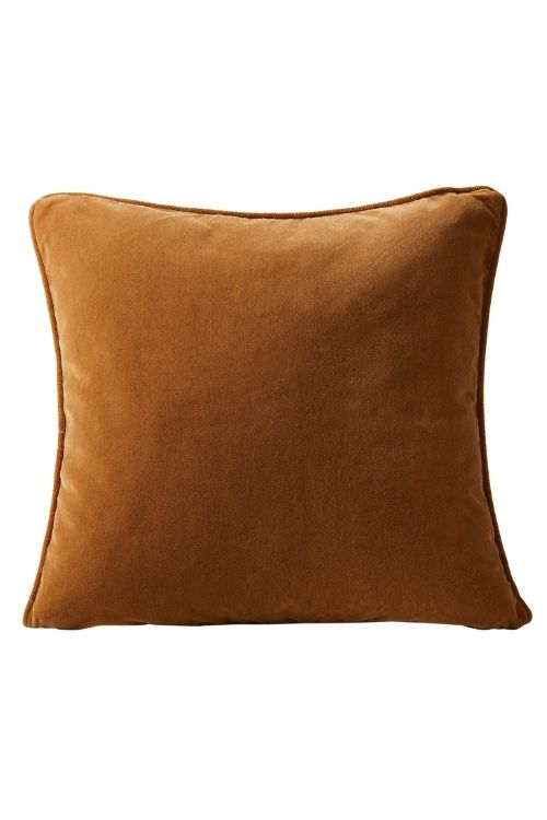 Camel Faux Mohair Pillow