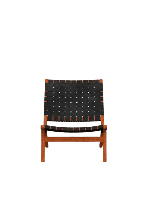 Fenton leather accent chair