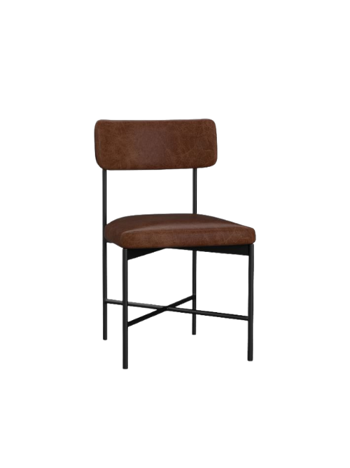 maison leather dining chair