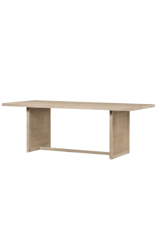 modern rattan dining table