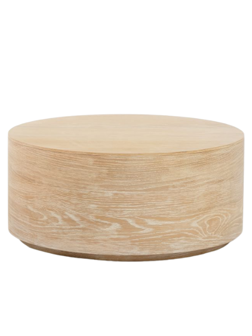 Round Drum Coffee Table