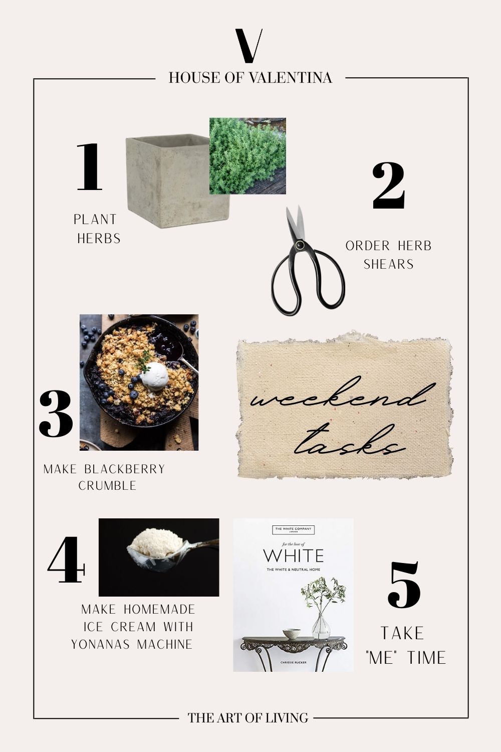 Five weekend plans for the Home & Garden