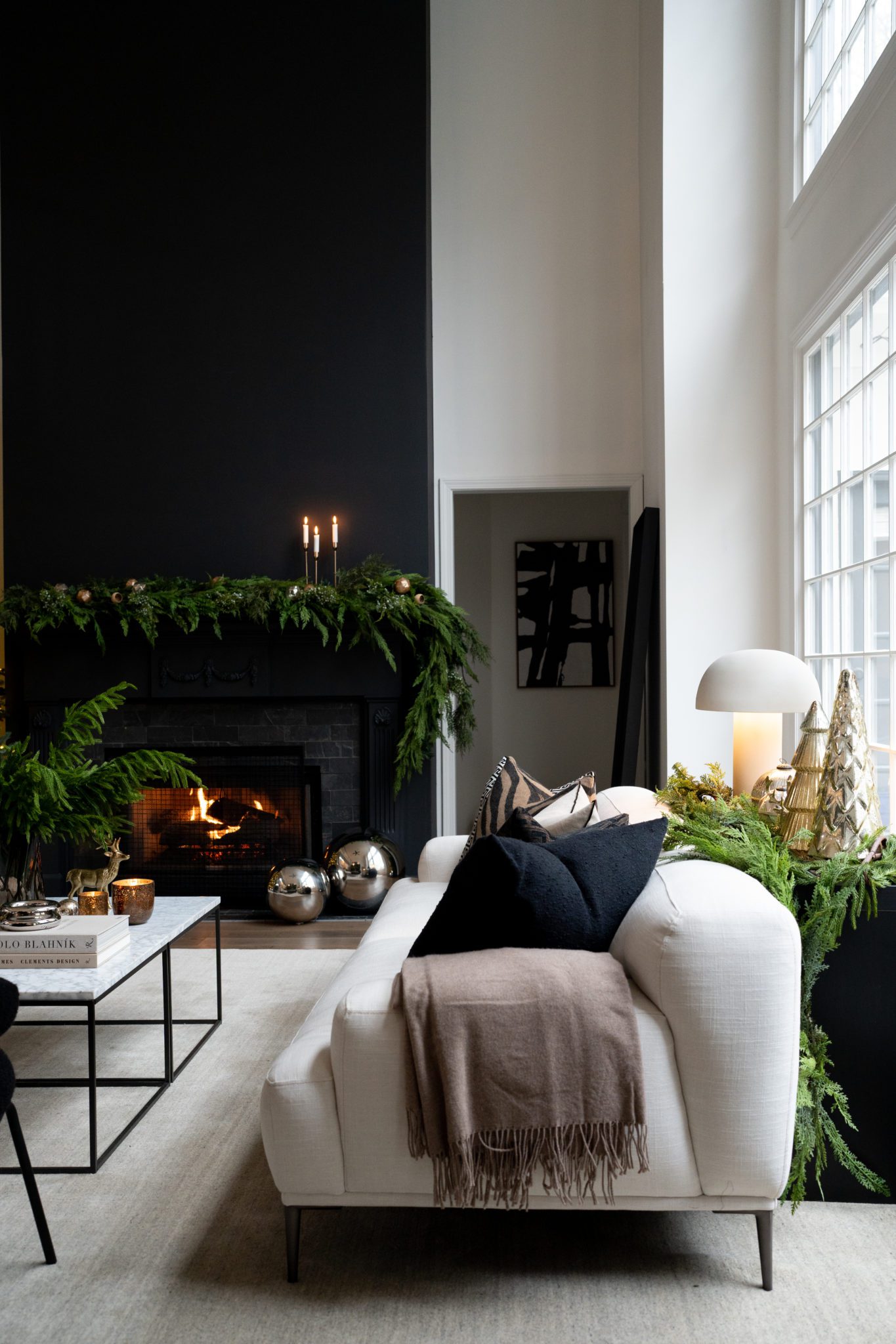 Our Living Room Christmas Makeover