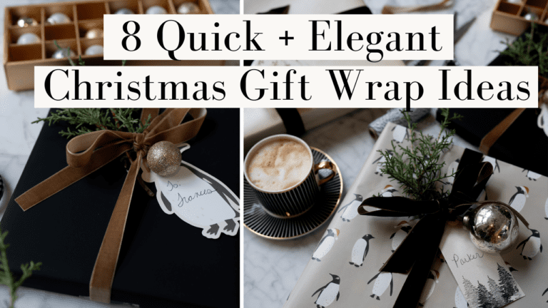 Eight Quick & Easy Gift Wrap Video
