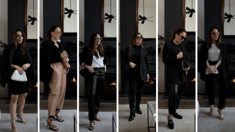 One Blazer – Six Outfits from Amazon