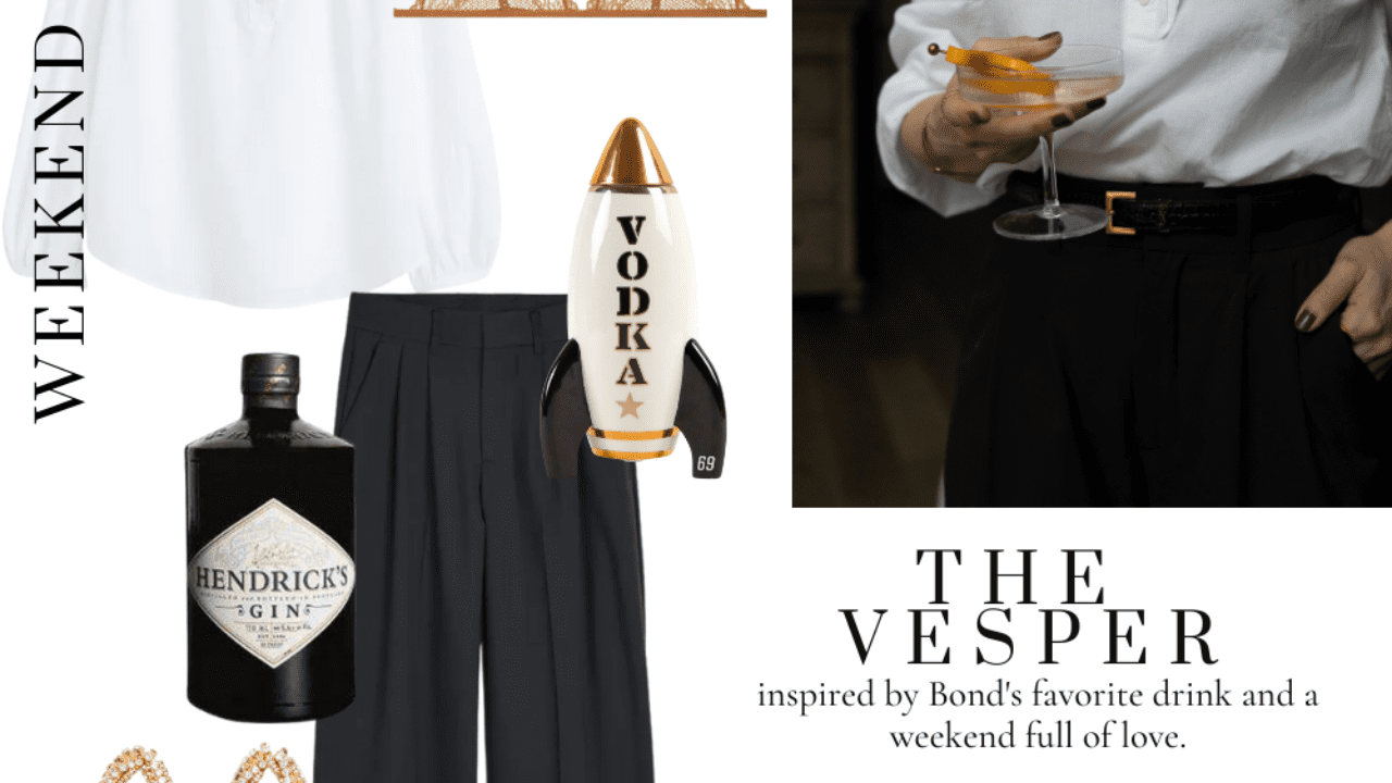 Weekend Pairing : The Vesper Martini and Casino Royale