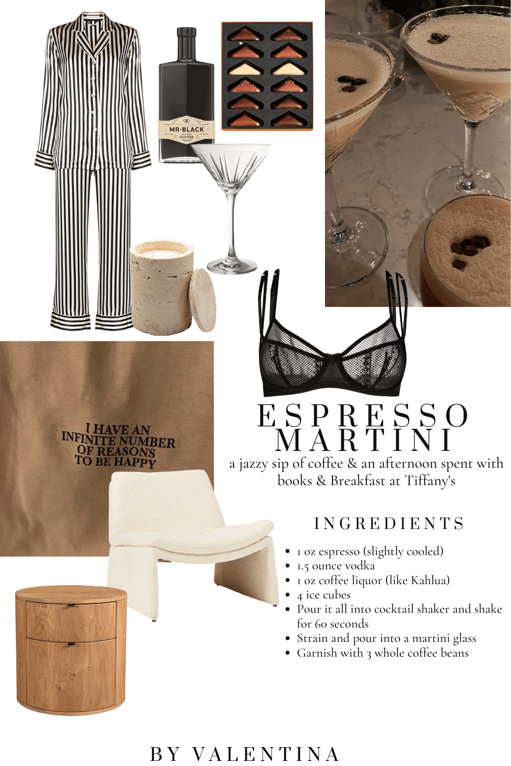 Weekend Pairing Espresso Martini & Breakfast at Tiffany’s