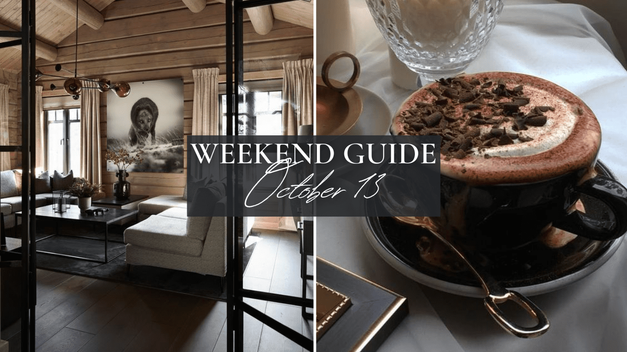 The Weekend Guide to Fall Daydreaming