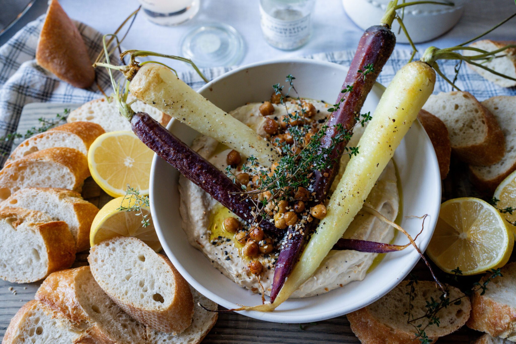 Valentina’s Roasted Veggies and Hummus